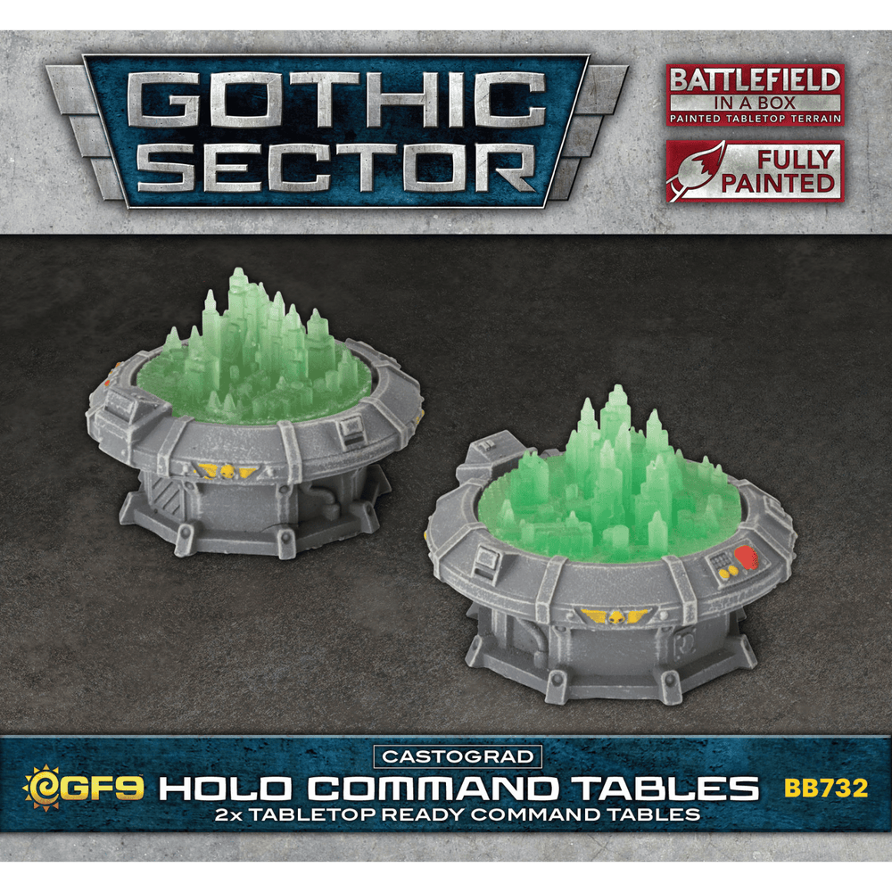 Terrain GF9 Battlefield in a Box: Gothic Sector- Castograd Holo Command Table (x2)