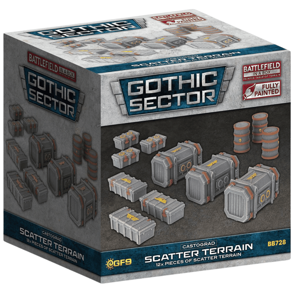 Terrain GF9 Battlefield in a Box: Gothic Sector- Castograd Scatter Terrain (x12)