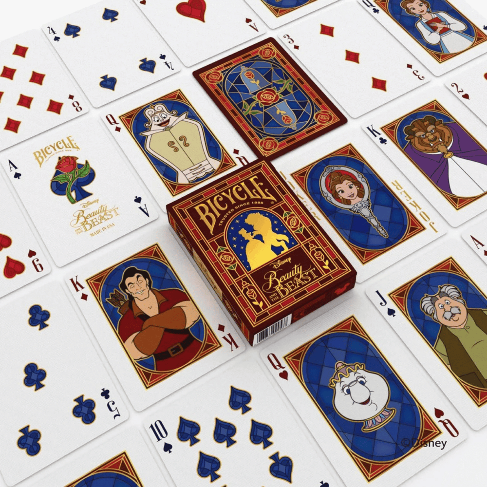 Playing Cards Bicycle: Disney Beauty and the Beast