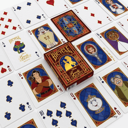 Playing Cards Bicycle: Disney Beauty and the Beast