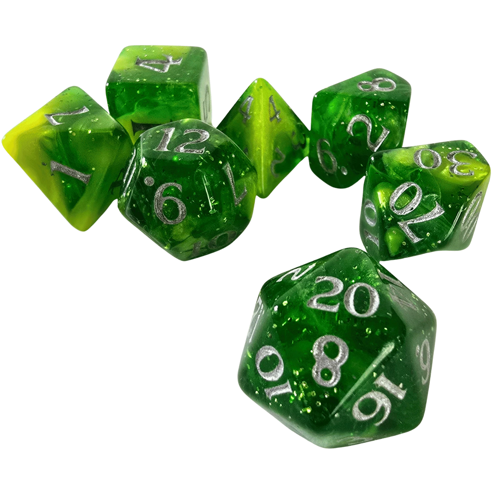 Dice Studio Woe: Poly 7-Set Scented Dice