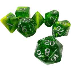 Dice Studio Woe: Poly 7-Set Scented Dice