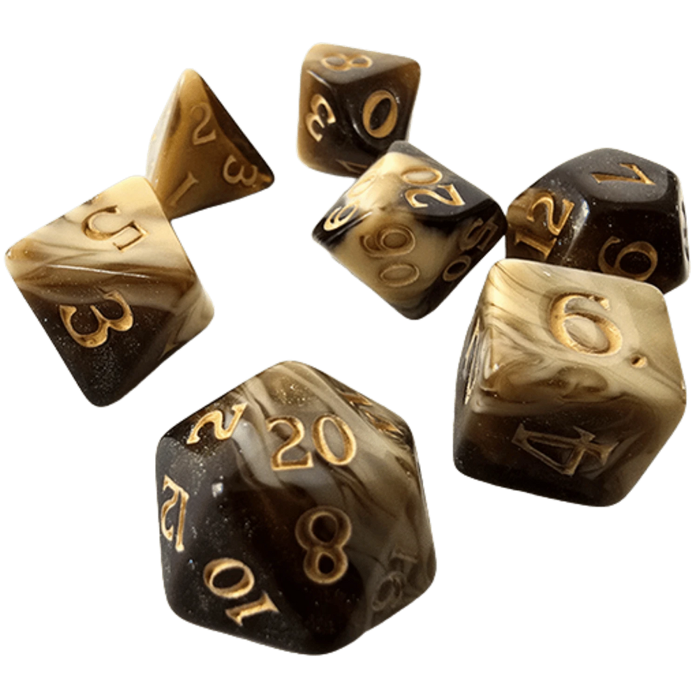 Dice Studio Woe: Poly 7-Set Scented Dice