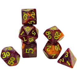 Dice Studio Woe: Poly 7-Set Scented Dice