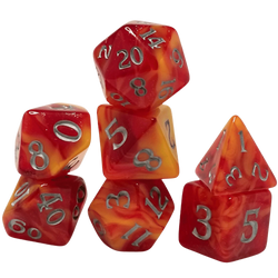 Dice Studio Woe: Poly 7-Set Scented Dice