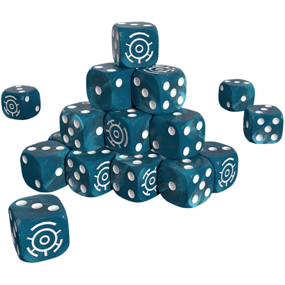One Page Rules - Grimdark Future: Robot Legions: 16mm Dice Set (20)