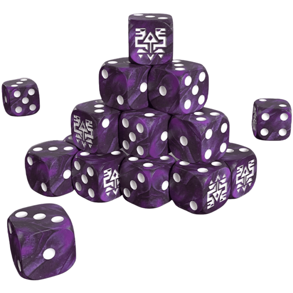 One Page Rules - Grimdark Future: Saurian Starhost: 16mm Dice Set (20)