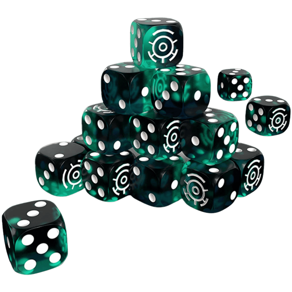 One Page Rules - Grimdark Future: Robot Legions: Premium Resin 16mm Dice Set (20)