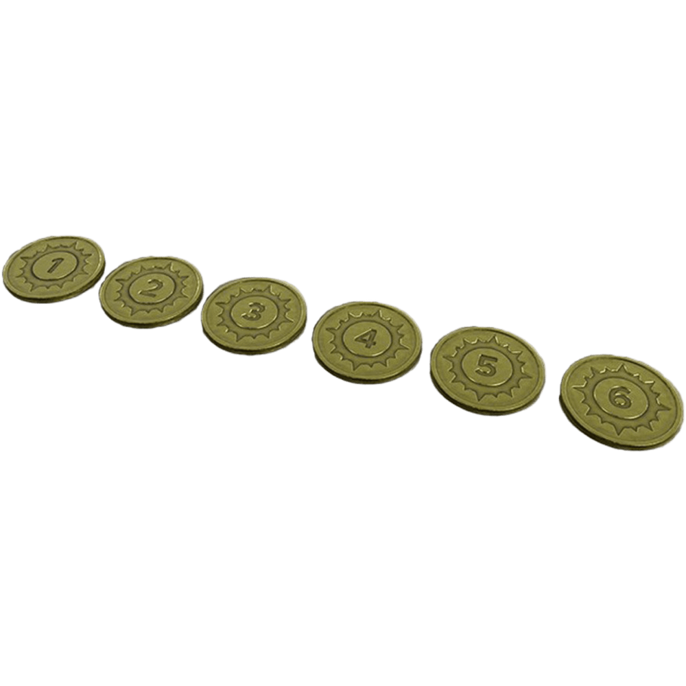 One Page Rules - Grimdark Future: Metal Objective Markers