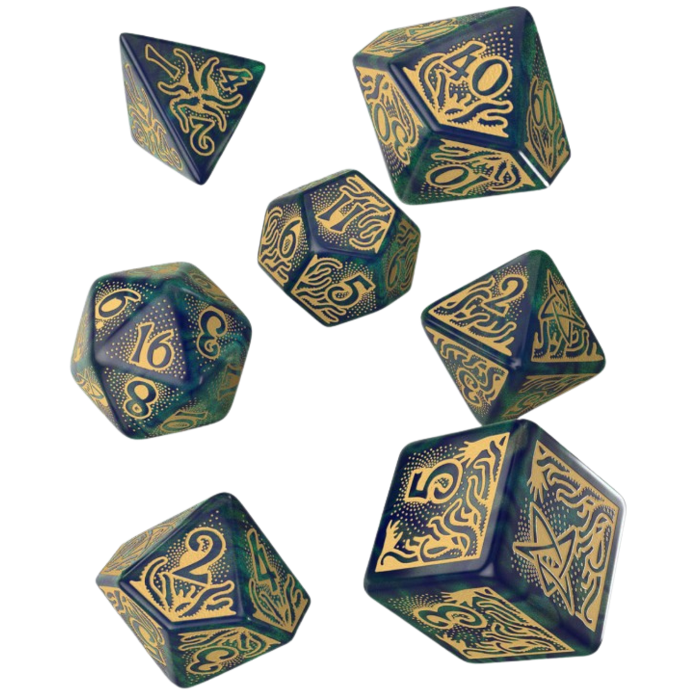 Dice Q-Workshop: Poly 7 Set Call of Cthulhu