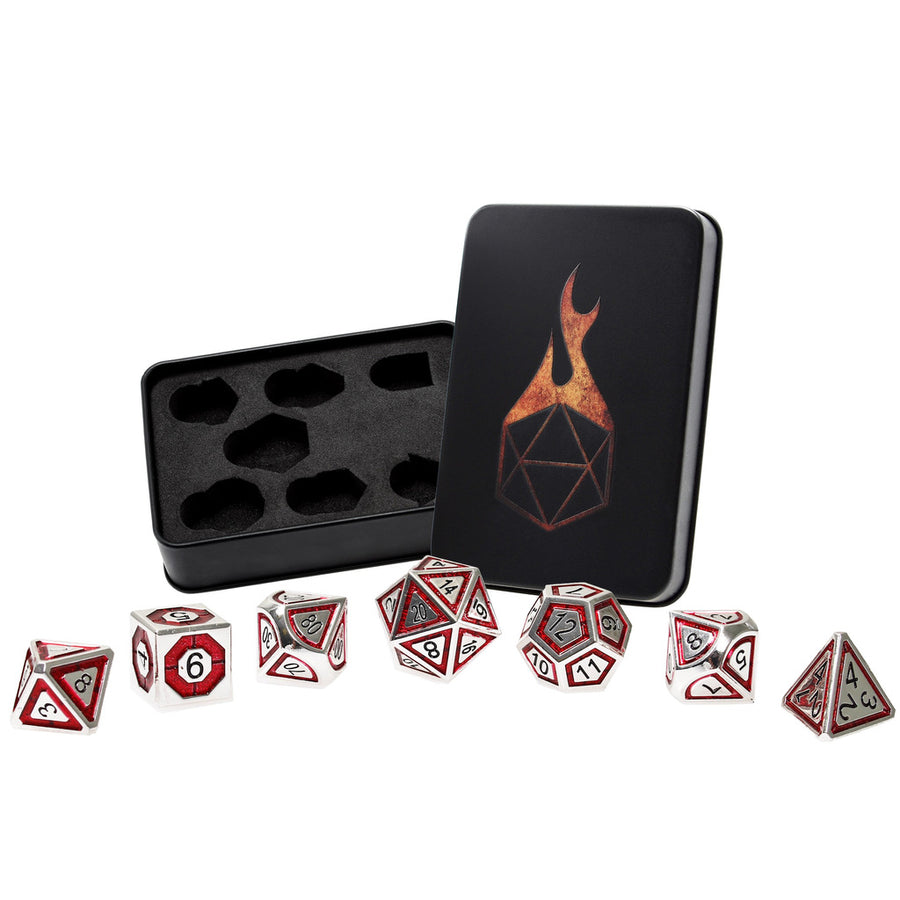 Dice Forged: Poly 7 set Futuristic