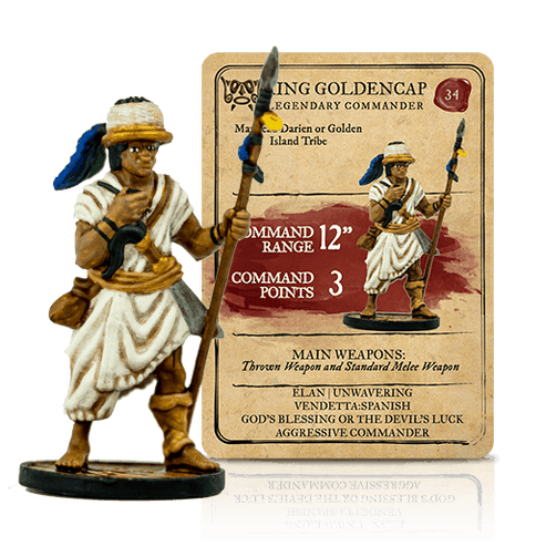 Blood & Plunder: Solo Native – King Golden Cap Legendary Commander