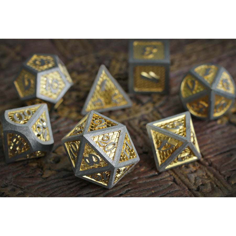Dice Forged: Poly 7 set Dragon & Scales