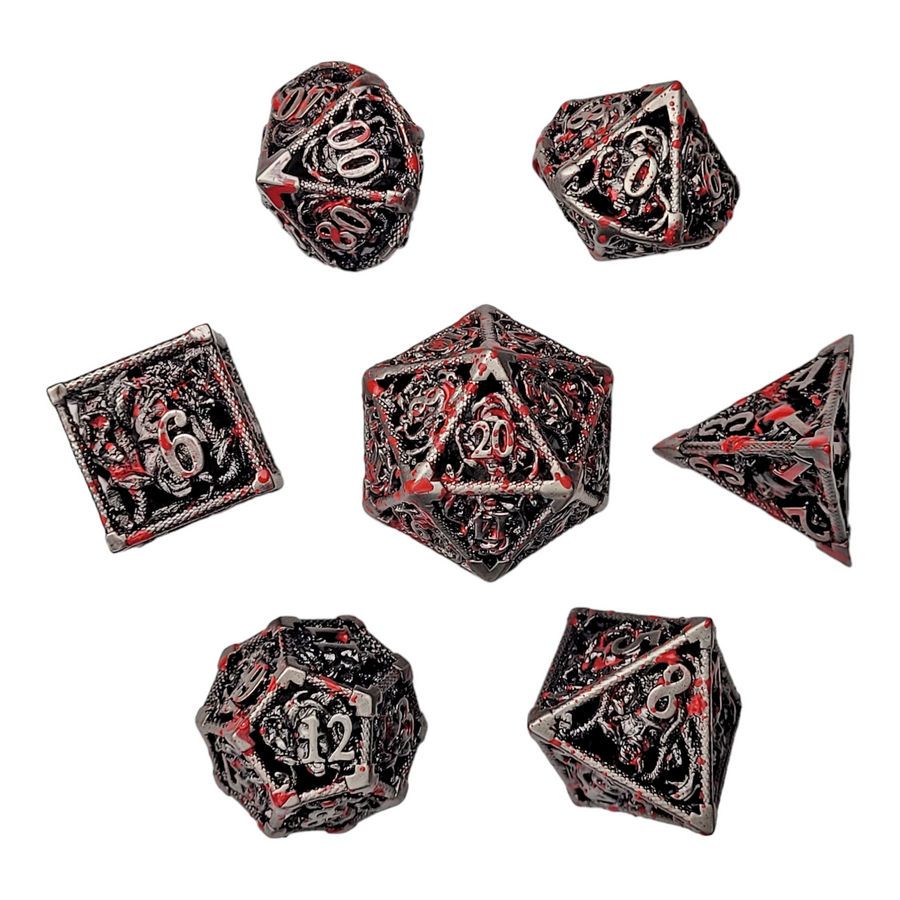 Dice Forged: Poly 7 set Hollow