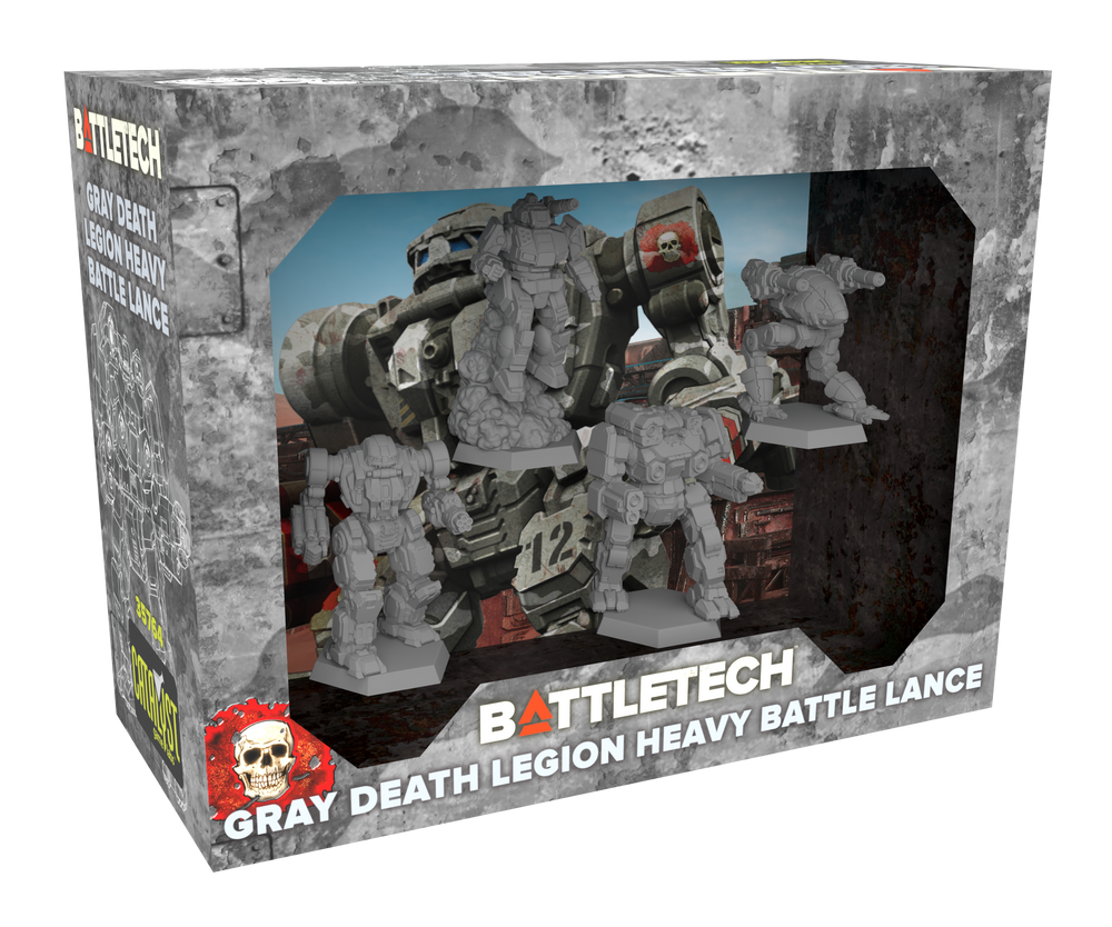 BattleTech Mini: ForcePack - Gray Death Legion Heavy Battle Lance