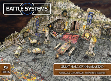 Terrain Battle Systems: Fantasy Dungeon Great Hall of Khaarastad