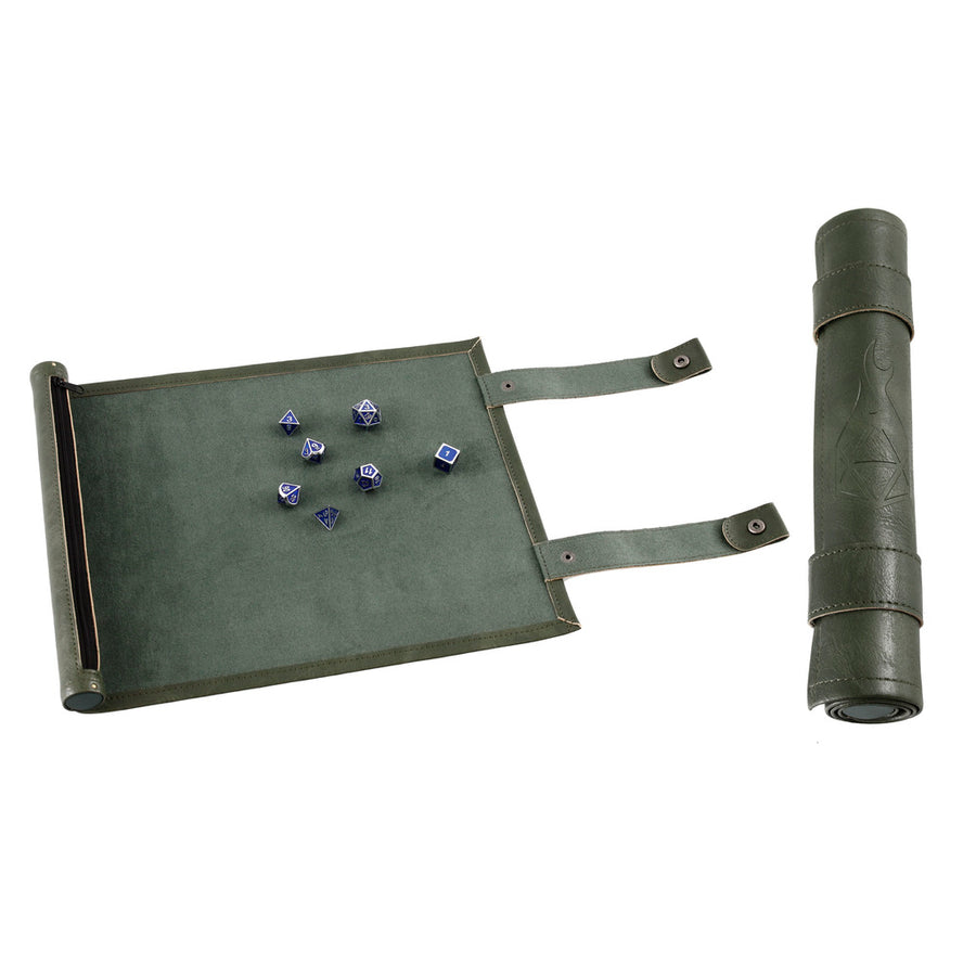 Dice Tray Forged: Scroll Dice Tray with Dice Storage