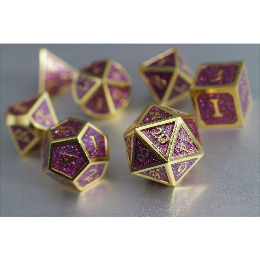 Dice Forged: Poly 7 set Framed