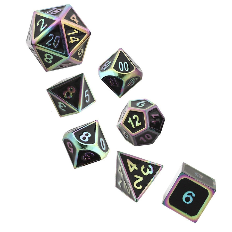 Dice Forged: Poly 7 set Framed