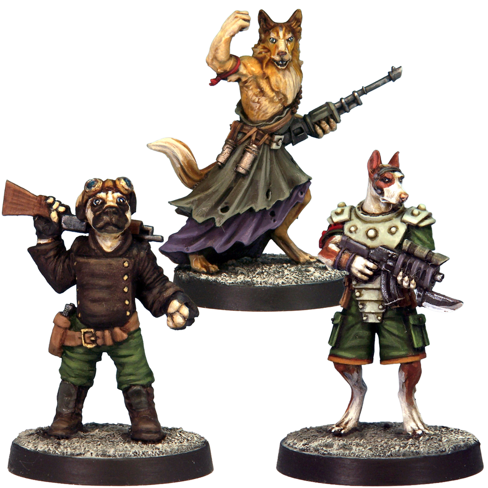 Mini Crooked Sci-Fi: Colony 87: Homo Canid Gun Dogs (3)