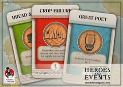 History of the Ancient Seas: Heroes & Events Bonus Cards