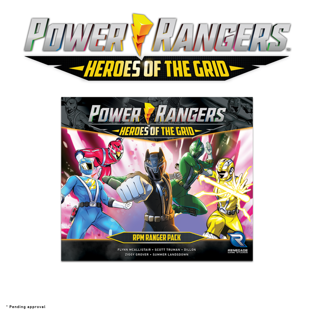 Power Rangers Heroes of the Grid: - RPM Ranger Pack
