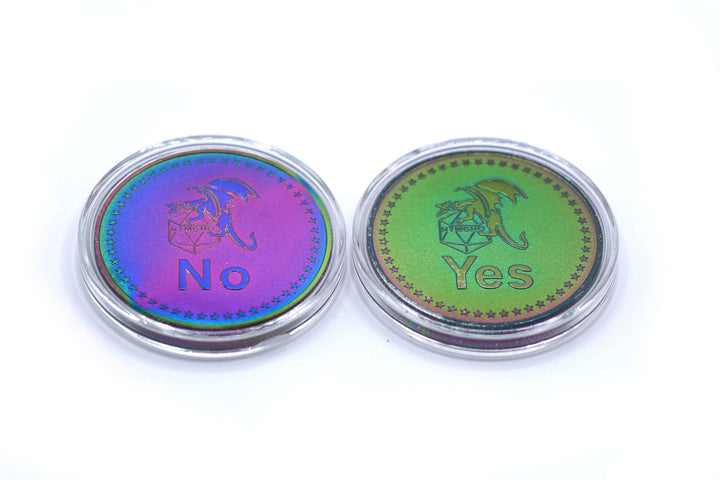 Dice Hymgho: d2 Coin: Solid Metal