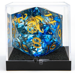 Dice Hymgho d20: 55mm Sharp Edged Resin