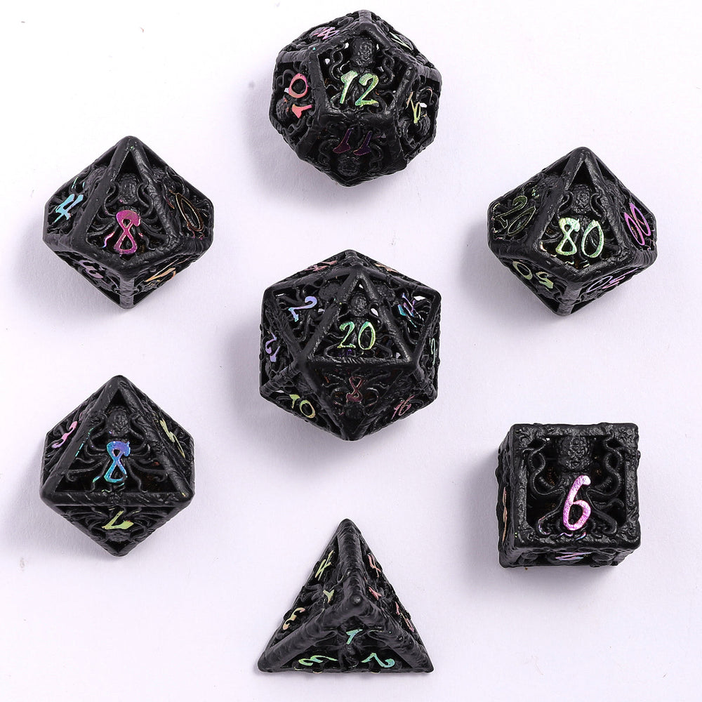 Dice Hymgho: Poly 7-Set Lllithids Mind Cage Dice: