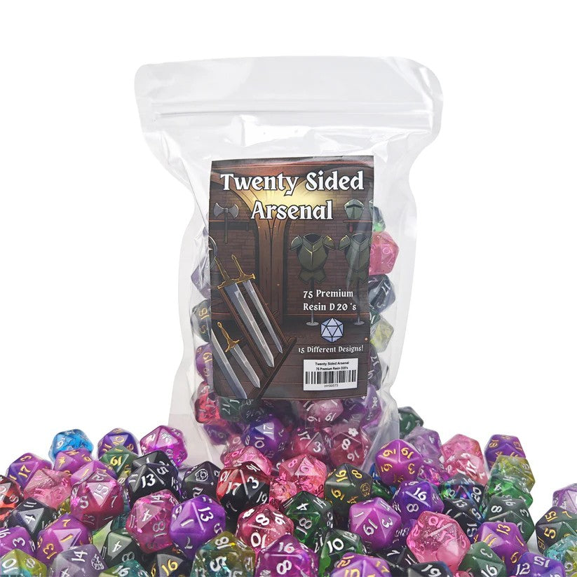 Dice Hymgho: Twenty Sided Arsenal: 75 Premium Resin D20s