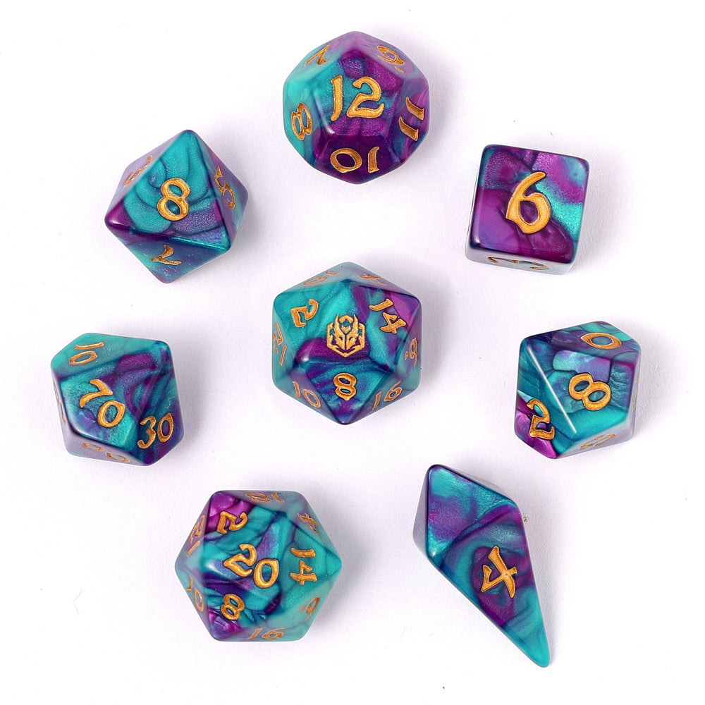 Dice Hymgho: Poly 8-Set Wyrmforged