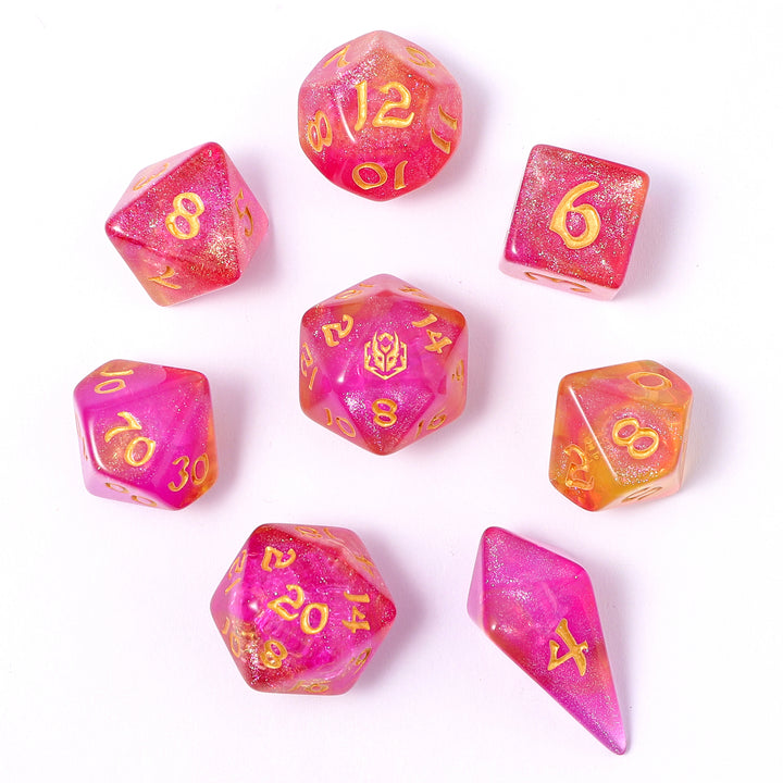 Dice Hymgho: Poly 8-Set Wyrmforged