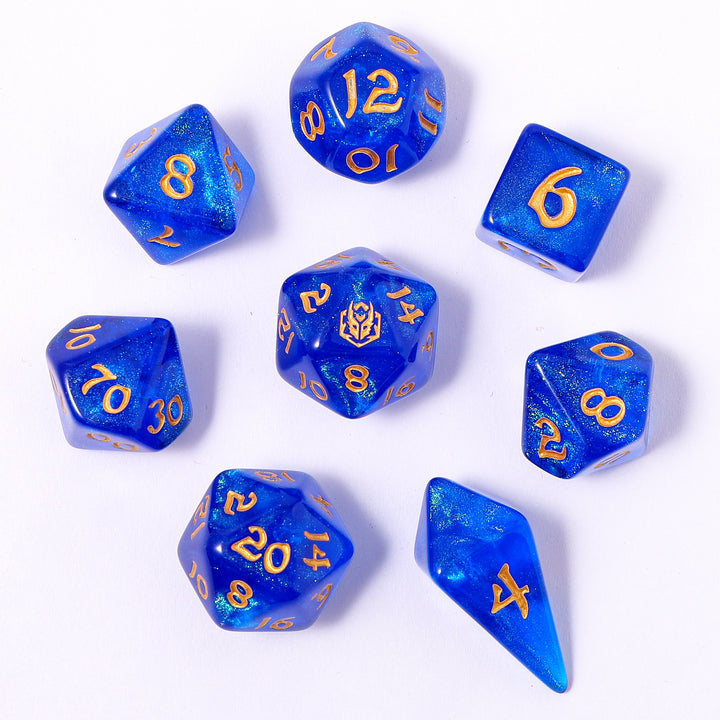 Dice Hymgho: Poly 8-Set Wyrmforged