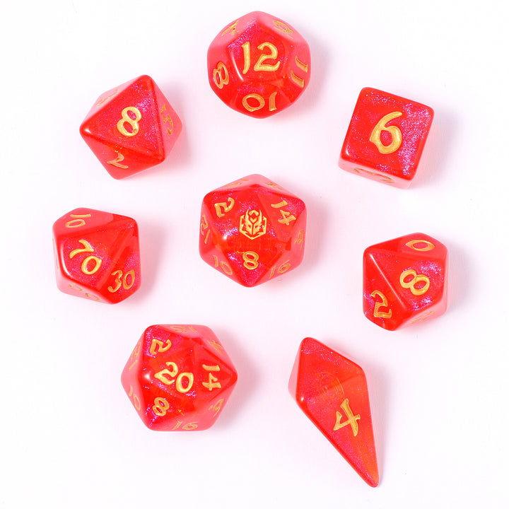 Dice Hymgho: Poly 8-Set Wyrmforged