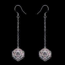 Dice Earrings Hymgho: Dragon's Eye