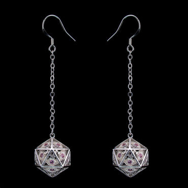 Dice Earrings Hymgho: Dragon's Eye