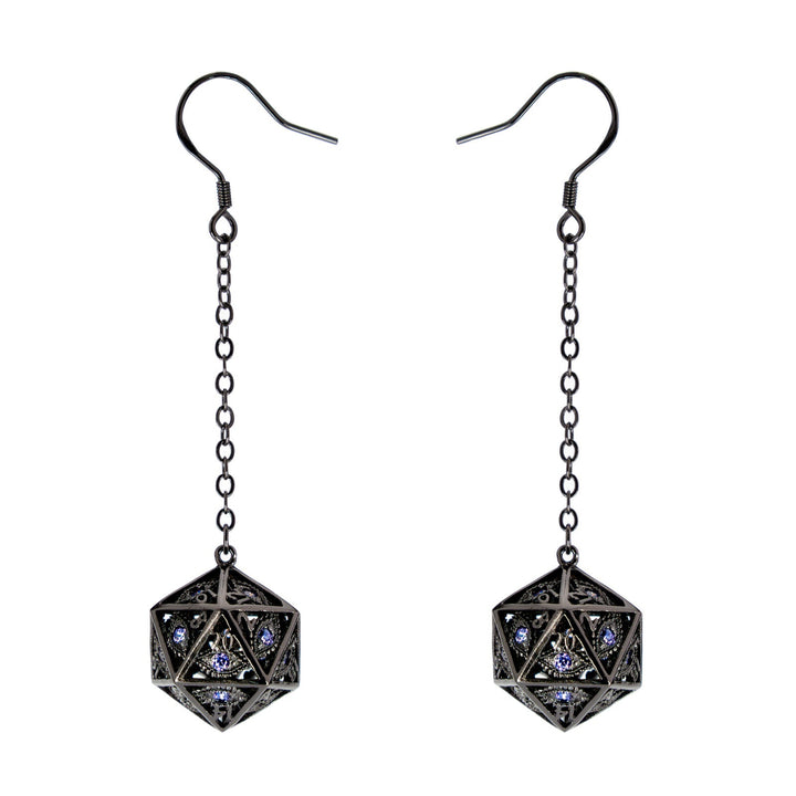 Dice Earrings Hymgho: Dragon's Eye