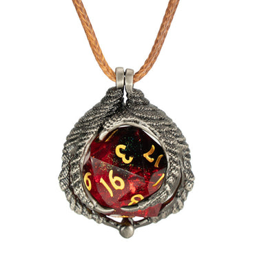 Dice Necklace Hymgho: d20 Dragon Claw