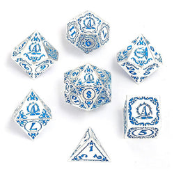 Dice Hymgho Poly 7 Set: Wizard Solid Metal