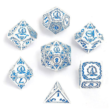 Dice Hymgho Poly 7 Set: Wizard Solid Metal