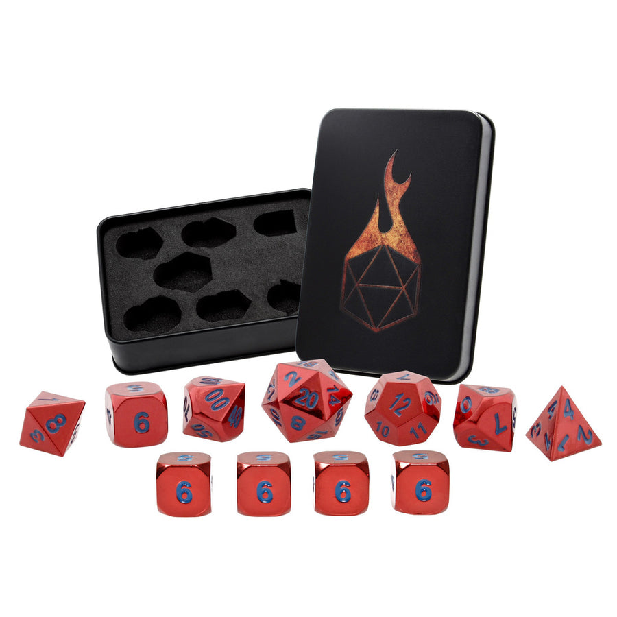 Dice Forged: Poly 10 set Metal