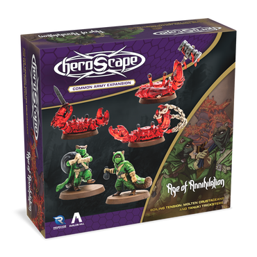 Heroscape Boiling Tension: Molten Crustaceans and Tanuki Tricksters
