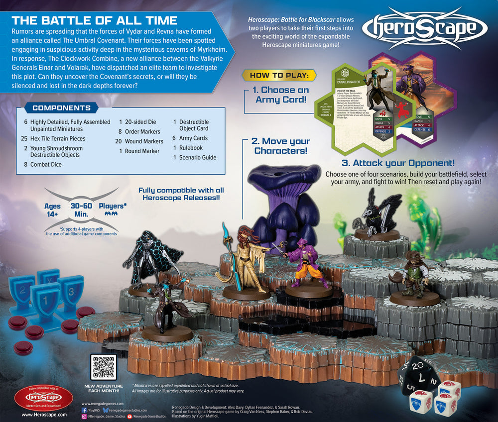 Heroscape: Starter Battle For Blackscar Battle Box