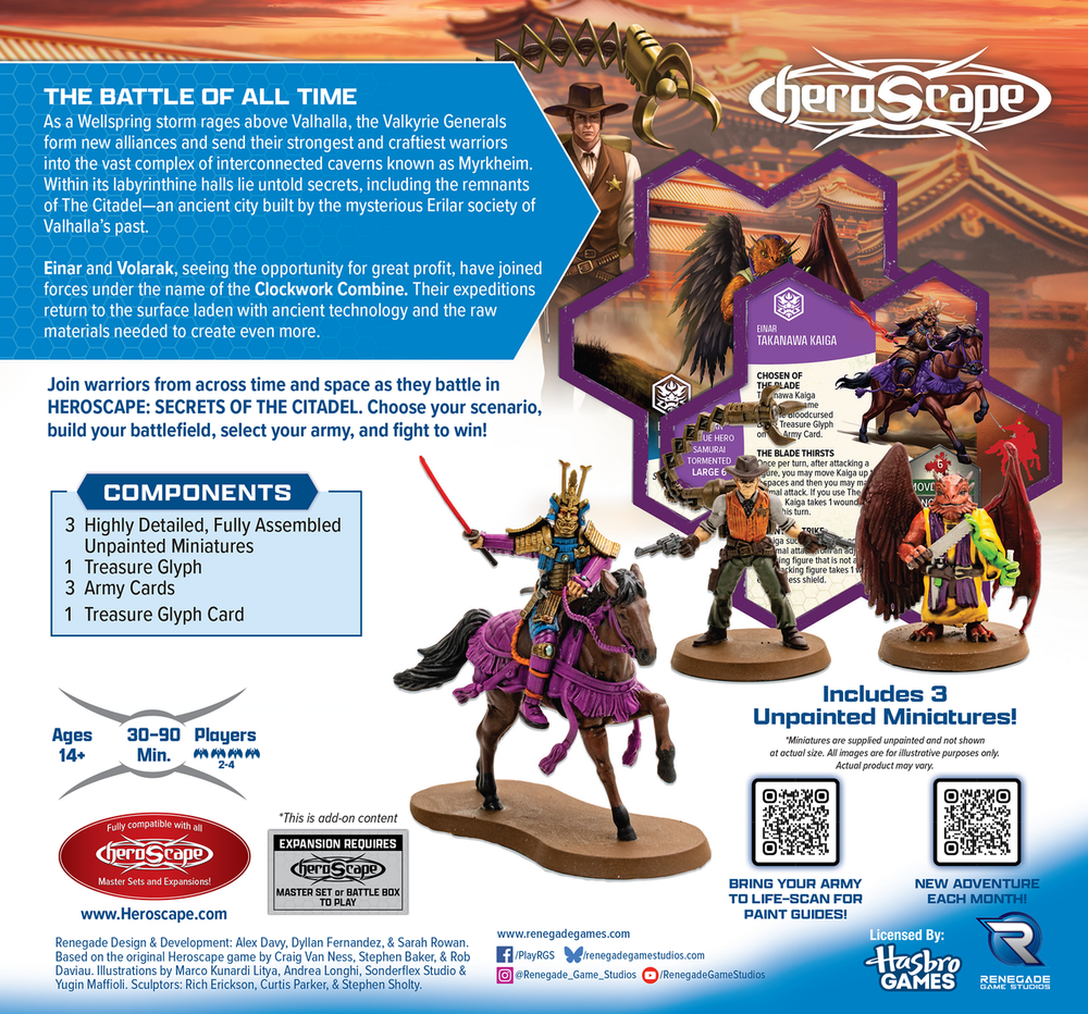 Heroscape Volarak Crooked Crew Of The Clockwork Combine