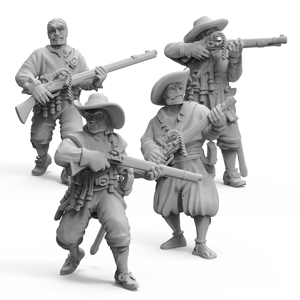 Blood & Plunder: Hostigadores Unit (Spanish)