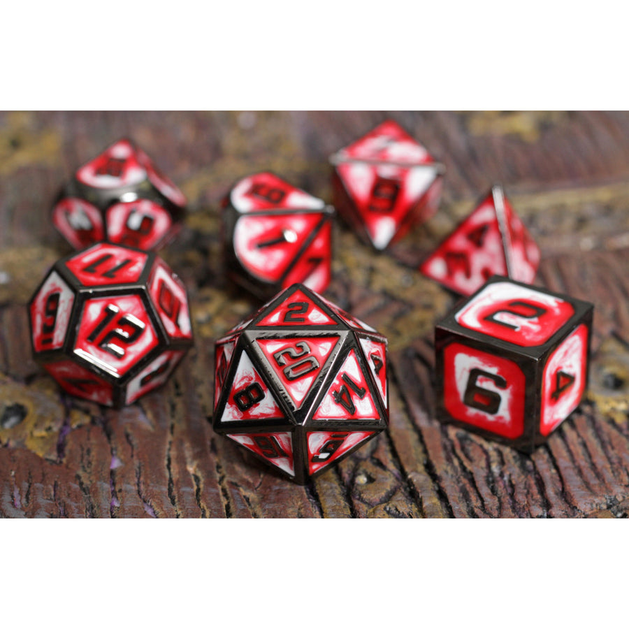 Dice Forged: Poly 7 set Framed