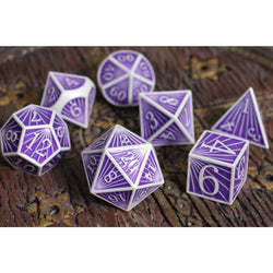 Dice Forged: Poly 7 set Metal Deco