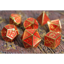 Dice Forged: Poly 7 set Metal Deco