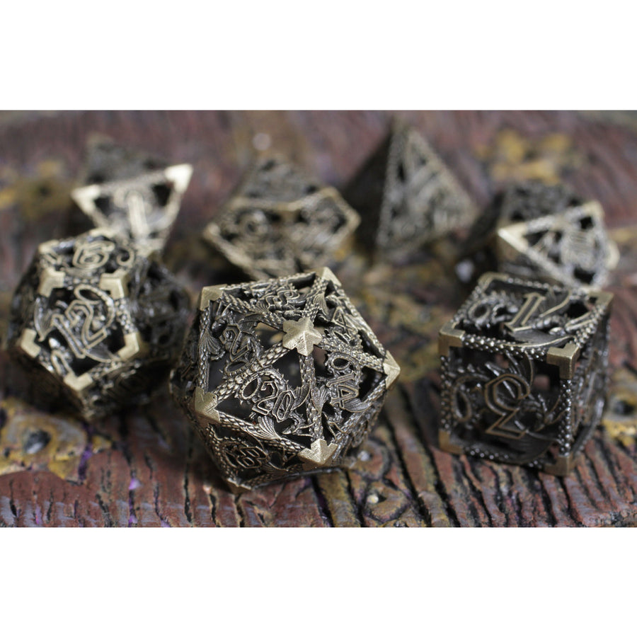 Dice Forged: Poly 7 set Hollow