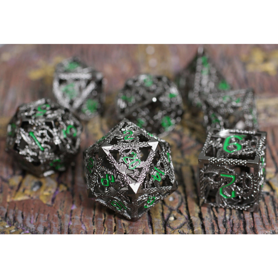 Dice Forged: Poly 7 set Hollow
